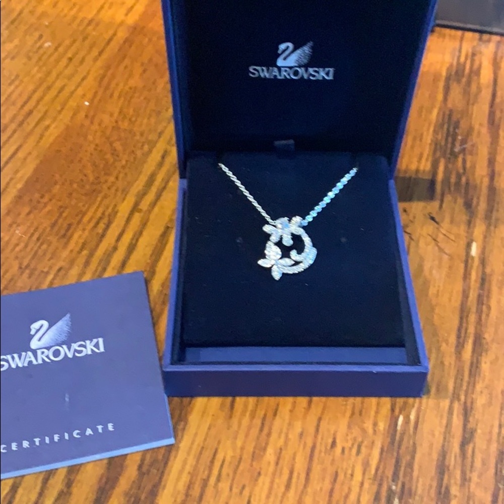 Swarovski butterfly necklace